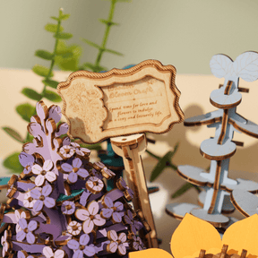 Printemps éternel | Bouquet de fleurs Puzzle en bois-Rowood--