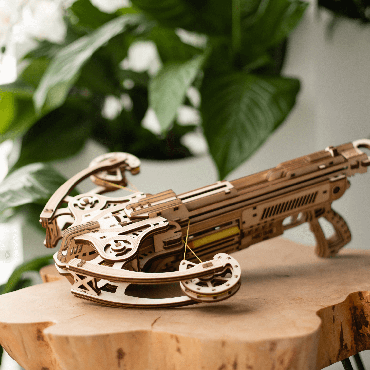 Bullet Boltcaster | Crossbow-Mechanical Wooden Puzzle-WoodTrick--