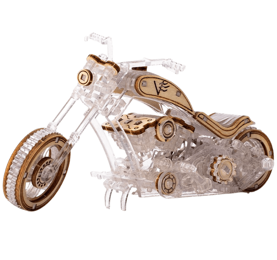 Feuerstuhl - Chopper-3D Puzzle-Veter Models--