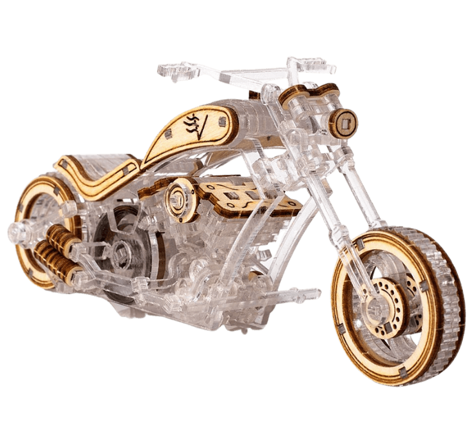 Feuerstuhl - Chopper-3D Puzzle-Veter Models--