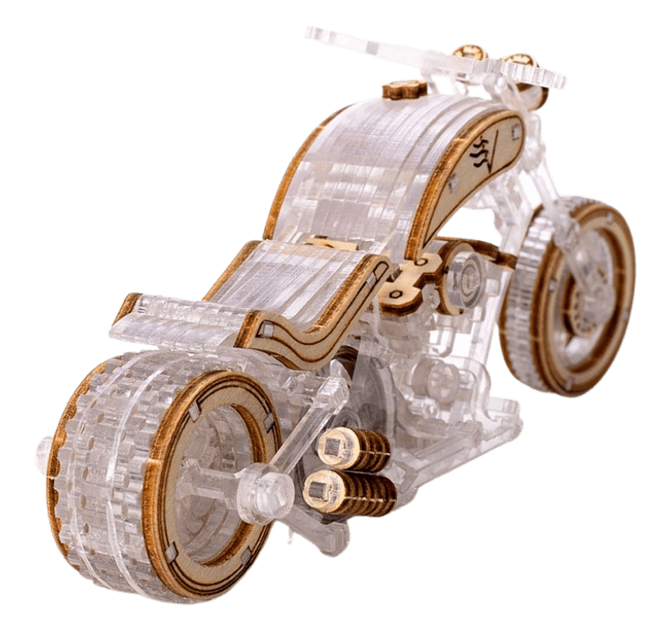 Feuerstuhl - Chopper-3D Puzzle-Veter Models--