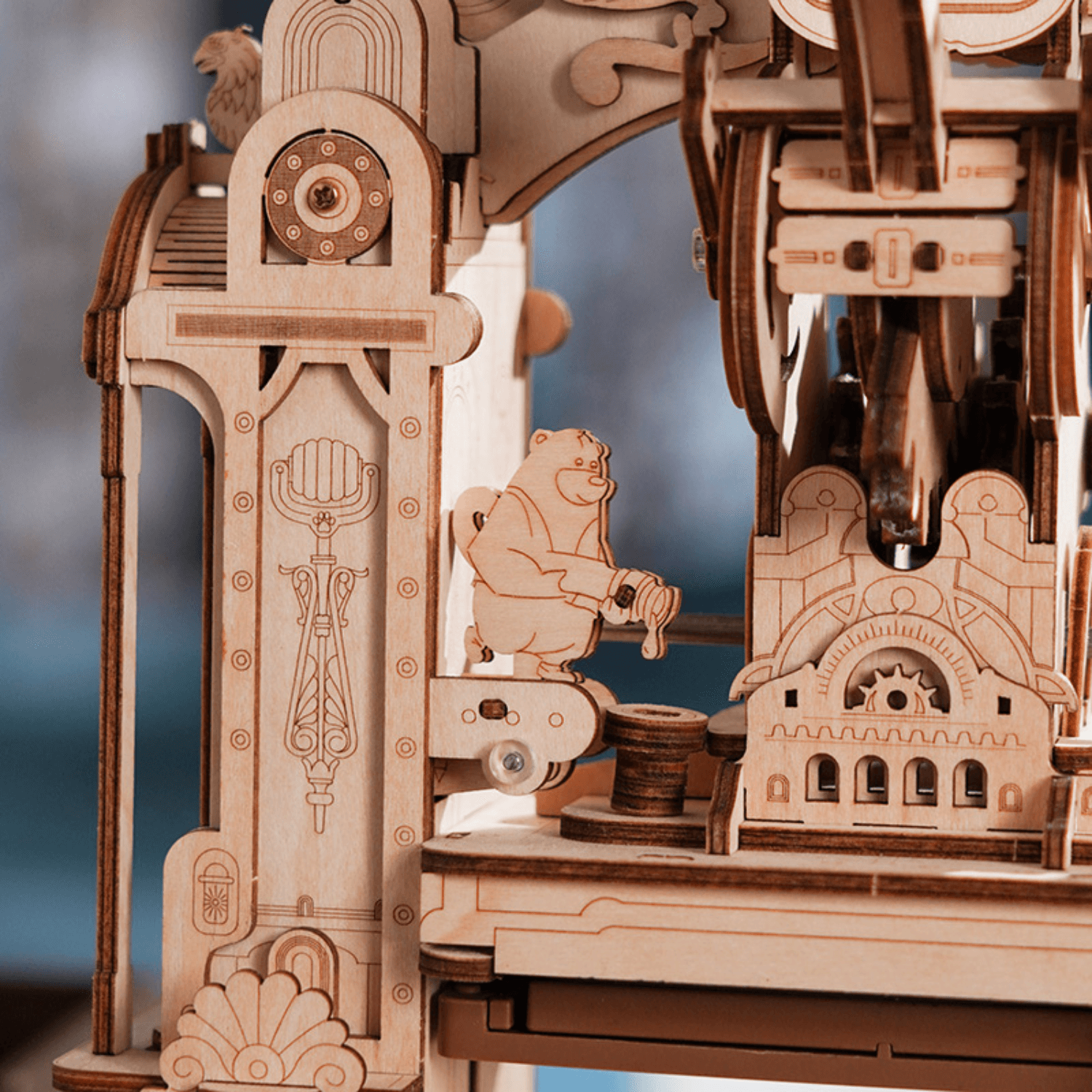 Classic printing machine-3D Puzzle-Robotime--