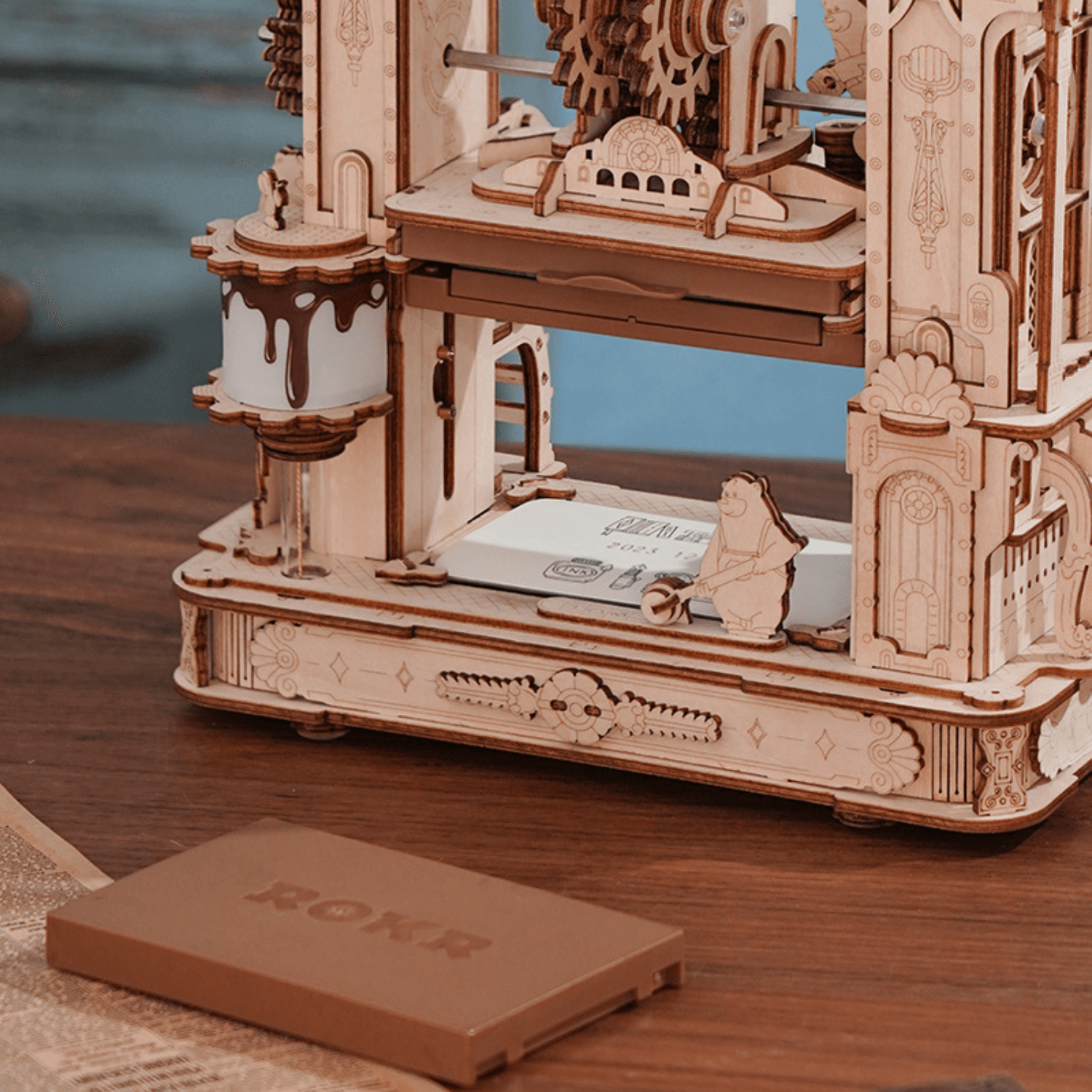 Classic printing machine-3D Puzzle-Robotime--