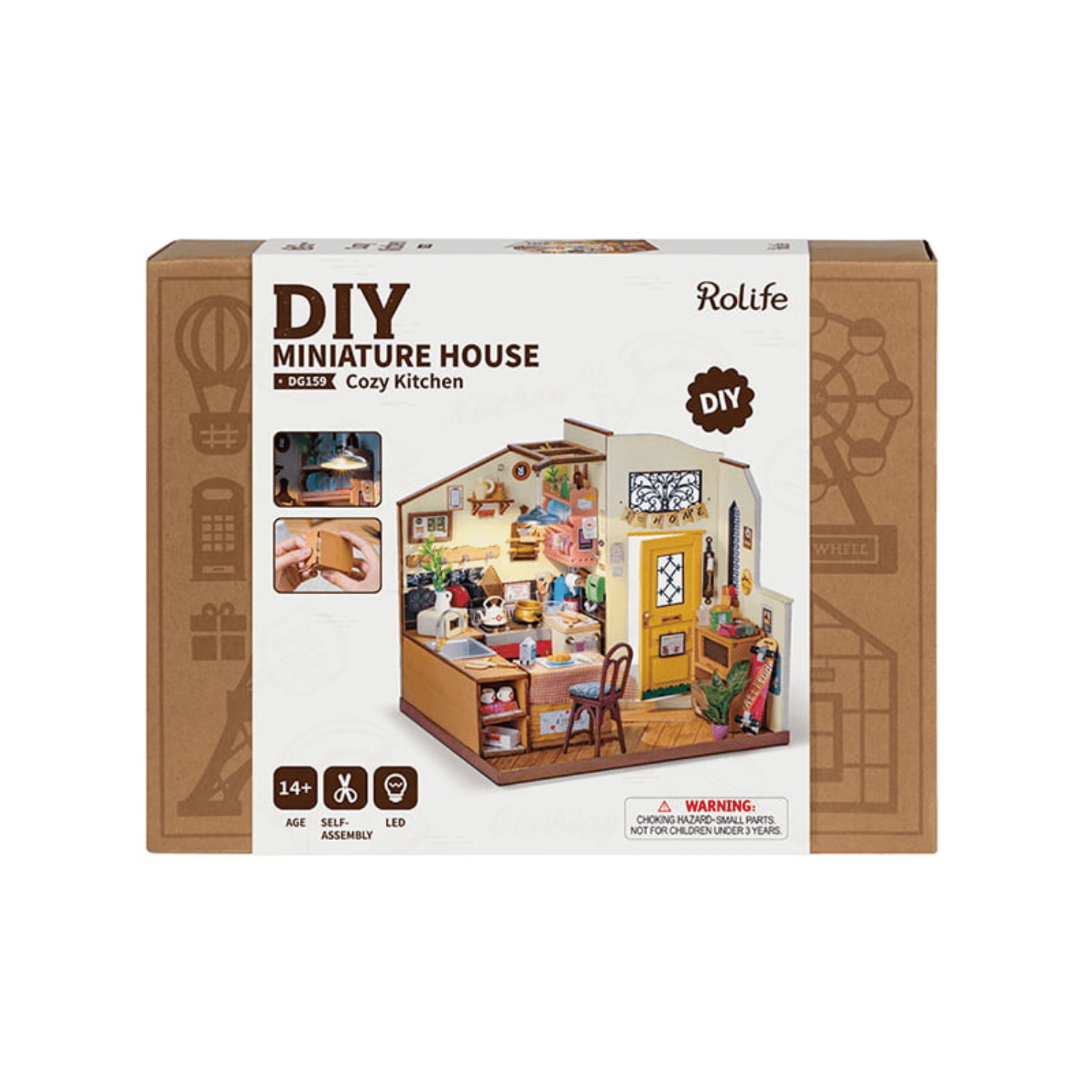 Cozy Kitchen-Miniature House-Robotime--