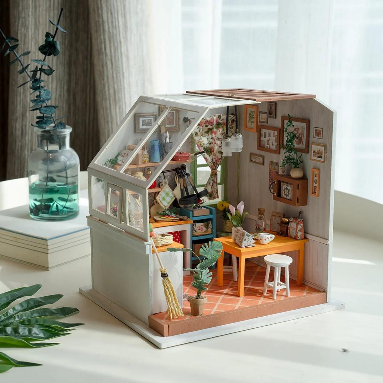 Jason's Kitchen (Kitchen)-Miniature House-Robotime--