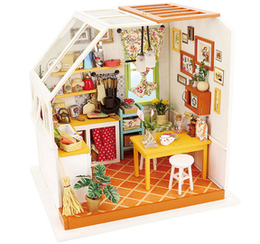 Jason's Kitchen (Kitchen)-Miniature House-Robotime--