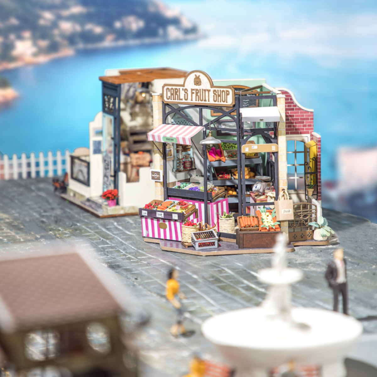 Carl's Fruit Shop (Fruit Shop)-Miniature House Robotime--
