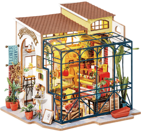 Emily's Flower Shop (boutique de fleurs)-Miniature House-Robotime--