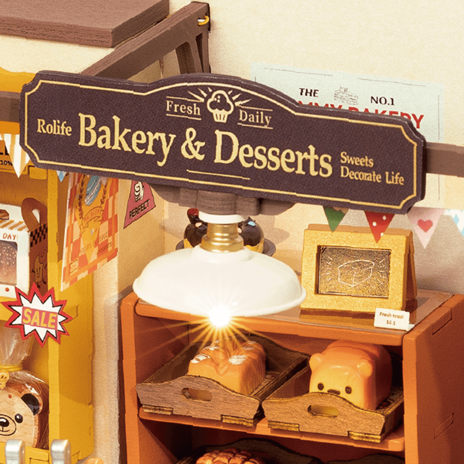 Becka's Baking House (Boulangerie) - Maison miniature-Robotime--