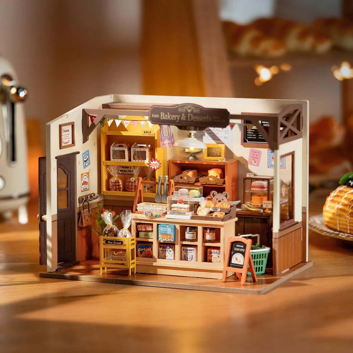 Becka's Baking House (Bakery)-Miniature House-Robotime--