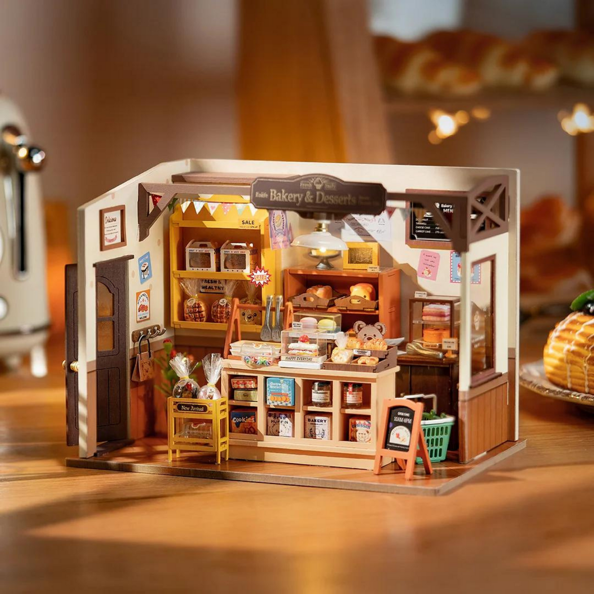 Becka's Baking House (Bakery)-Miniature House-Robotime--