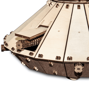 DA VINCI TANK | Tank Mechanical Wooden Puzzle Eco Wood Art--