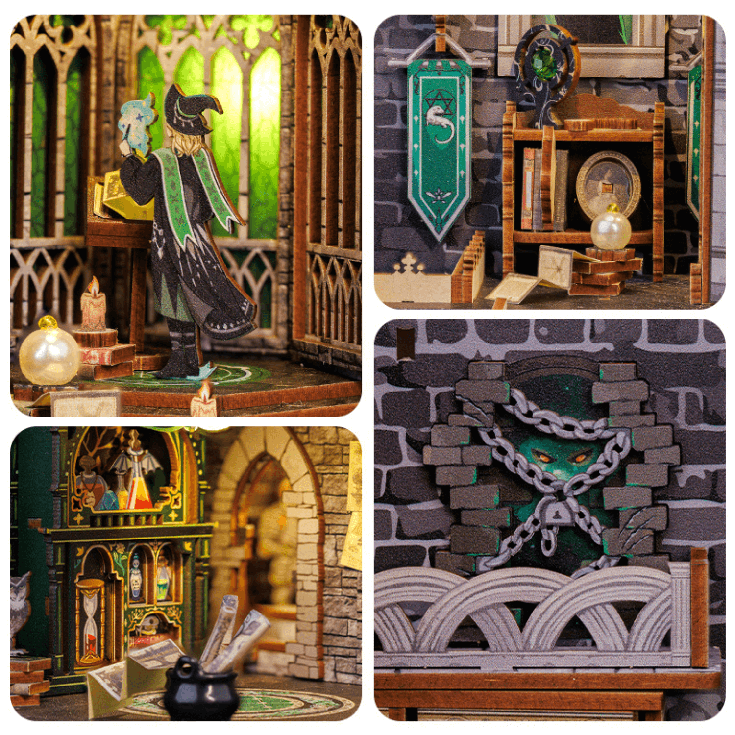 Darkness Common Room | Book Nook Diorama Cutebee