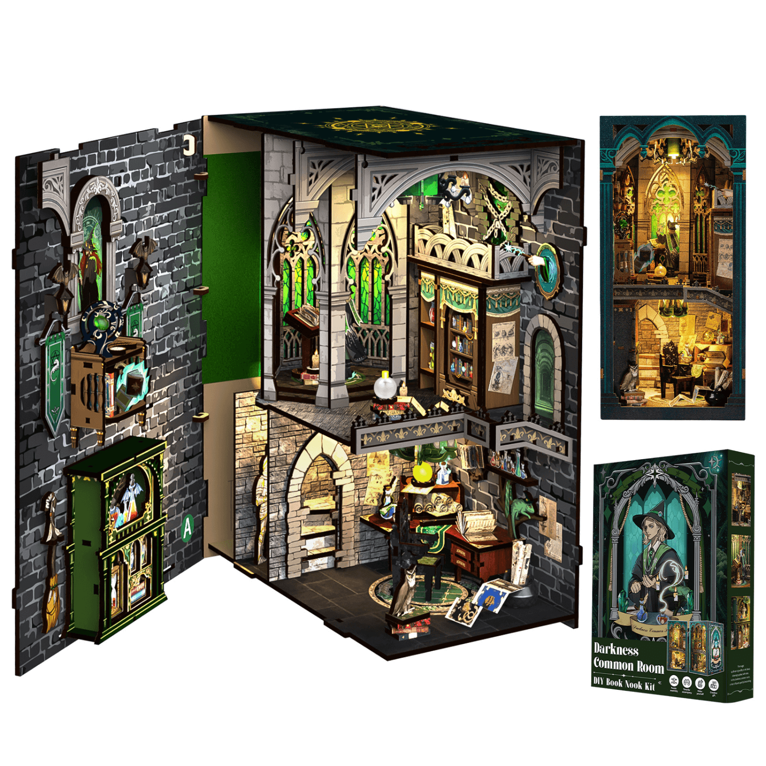 Darkness Common Room | Book Nook Diorama Cutebee