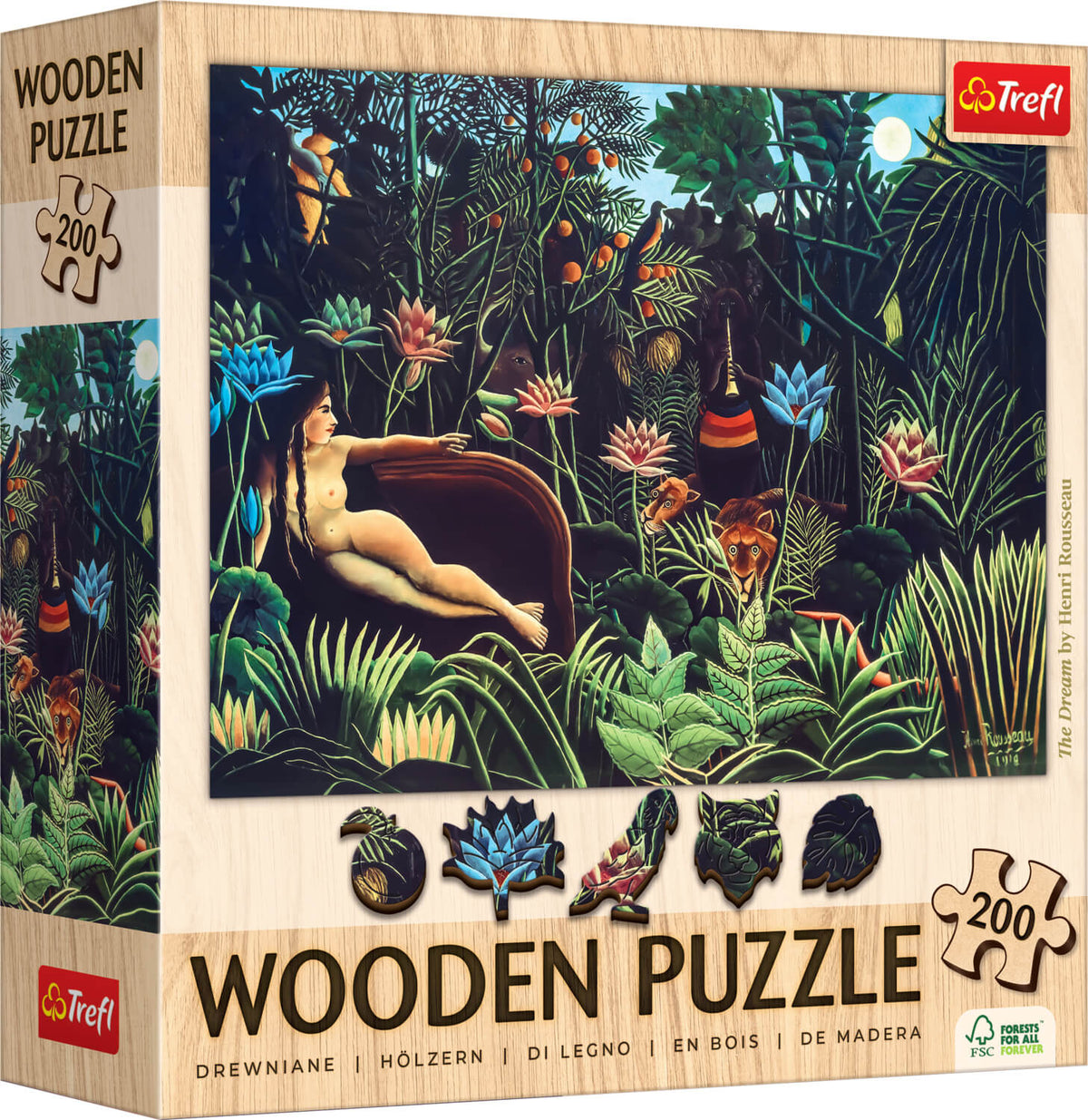 Le rêve / Henri Rousseau | Puzzle en bois 200-Puzzle en bois-TREFL--