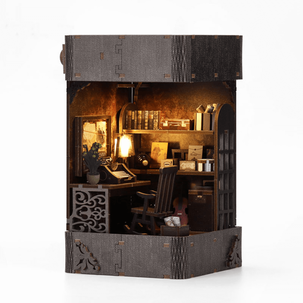 Maison de poupée en bois Japonaise | Book Nook France