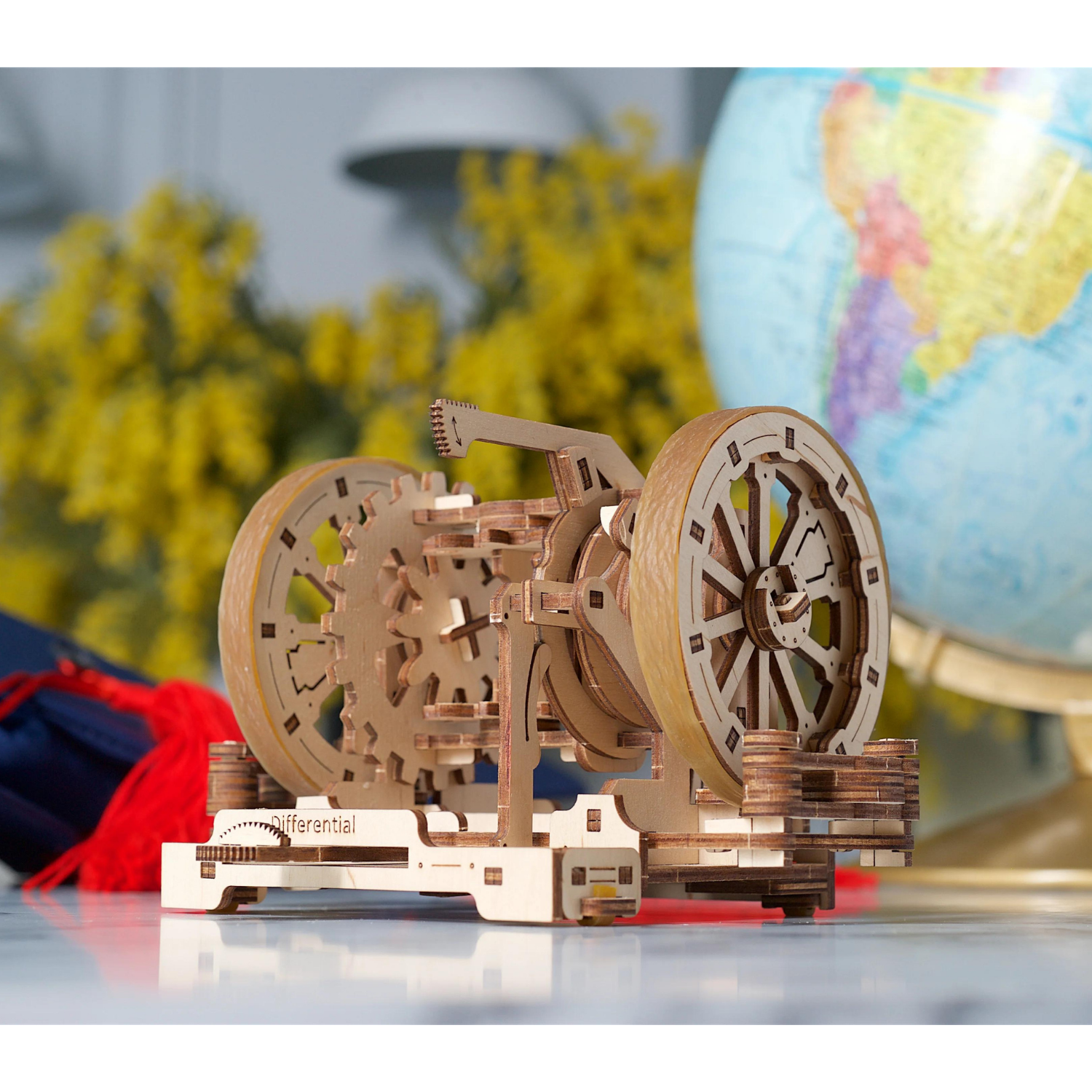 Differentieel Tandwiel Mechanisch Houten Puzzel Ugears--