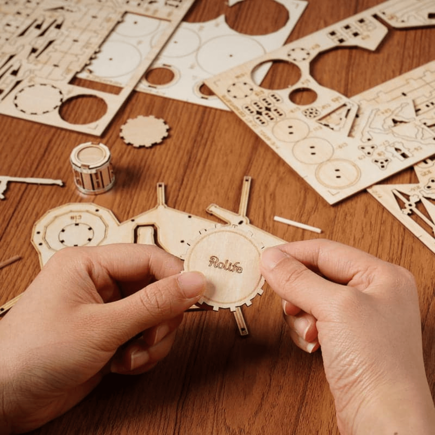 Drum kit 🥁 l 3D wooden puzzle-3D puzzle-Robotime--