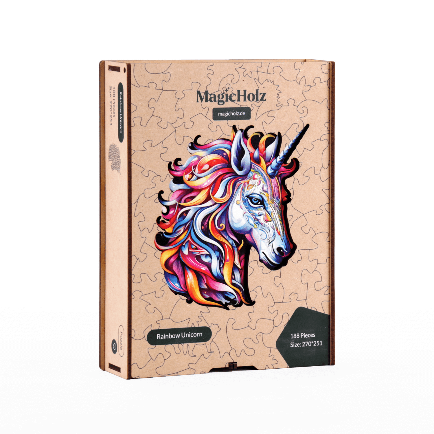 Rainbow Unicorn 🦄-Wooden puzzle-MagicHolz--