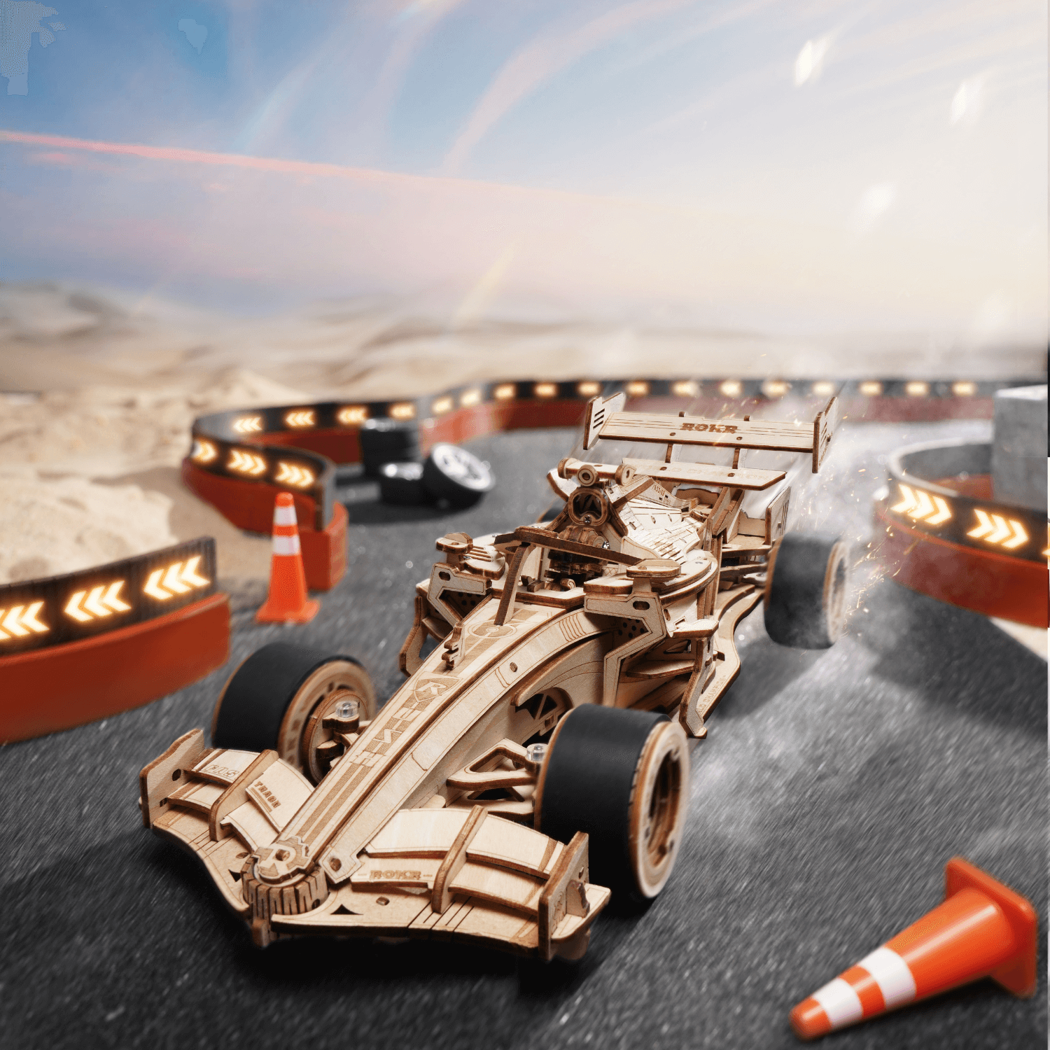 Formel 1 Wagen 🏎️-3D Puzzle-Robotime--