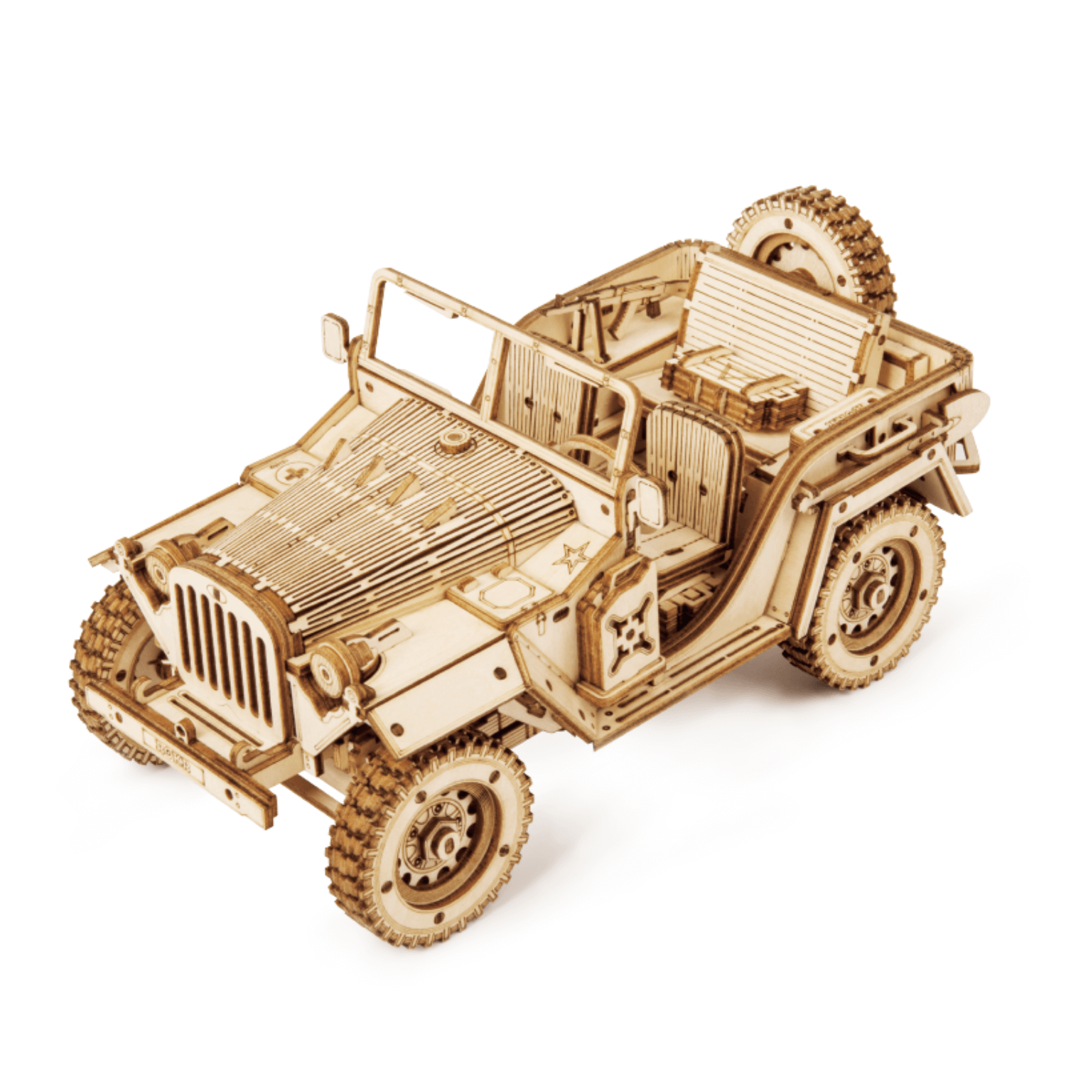 Army field car 1:18-3D Puzzle-Robotime--