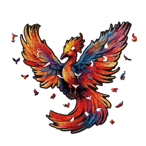 Flügel der Erneuerung | Phoenix-Holzpuzzle-MagicHolz--