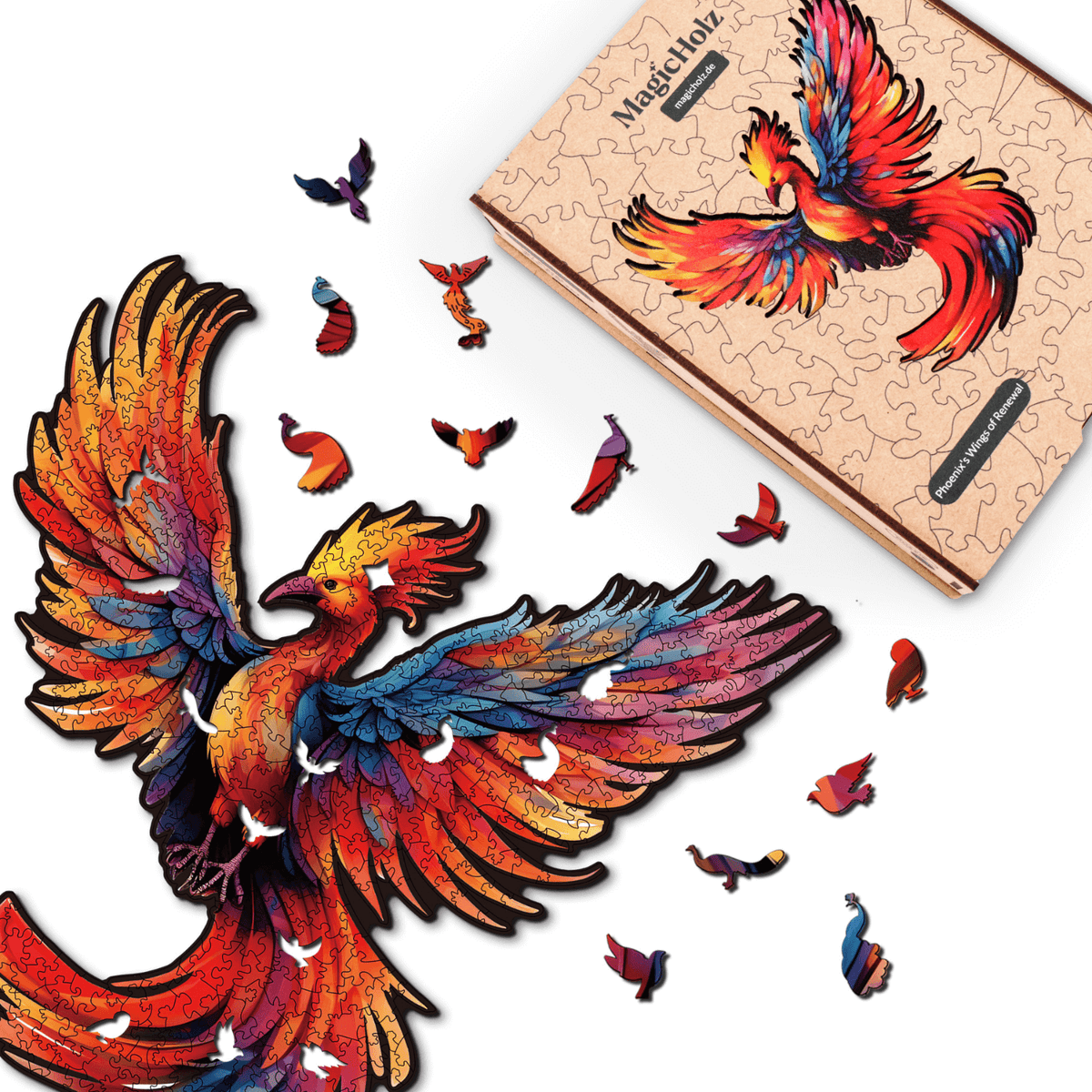 Wings of Renewal | Phoenix Wooden Puzzle-MagicHolz--