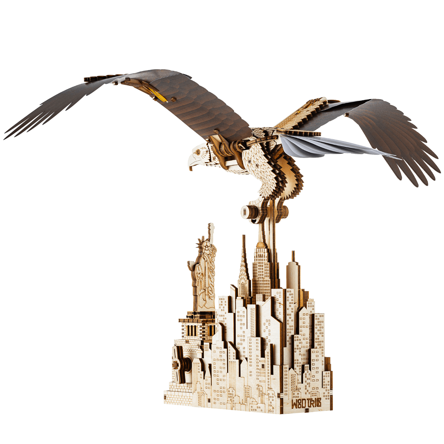 Liberty Eagle Mechanical Wooden Puzzle-WoodTrick--