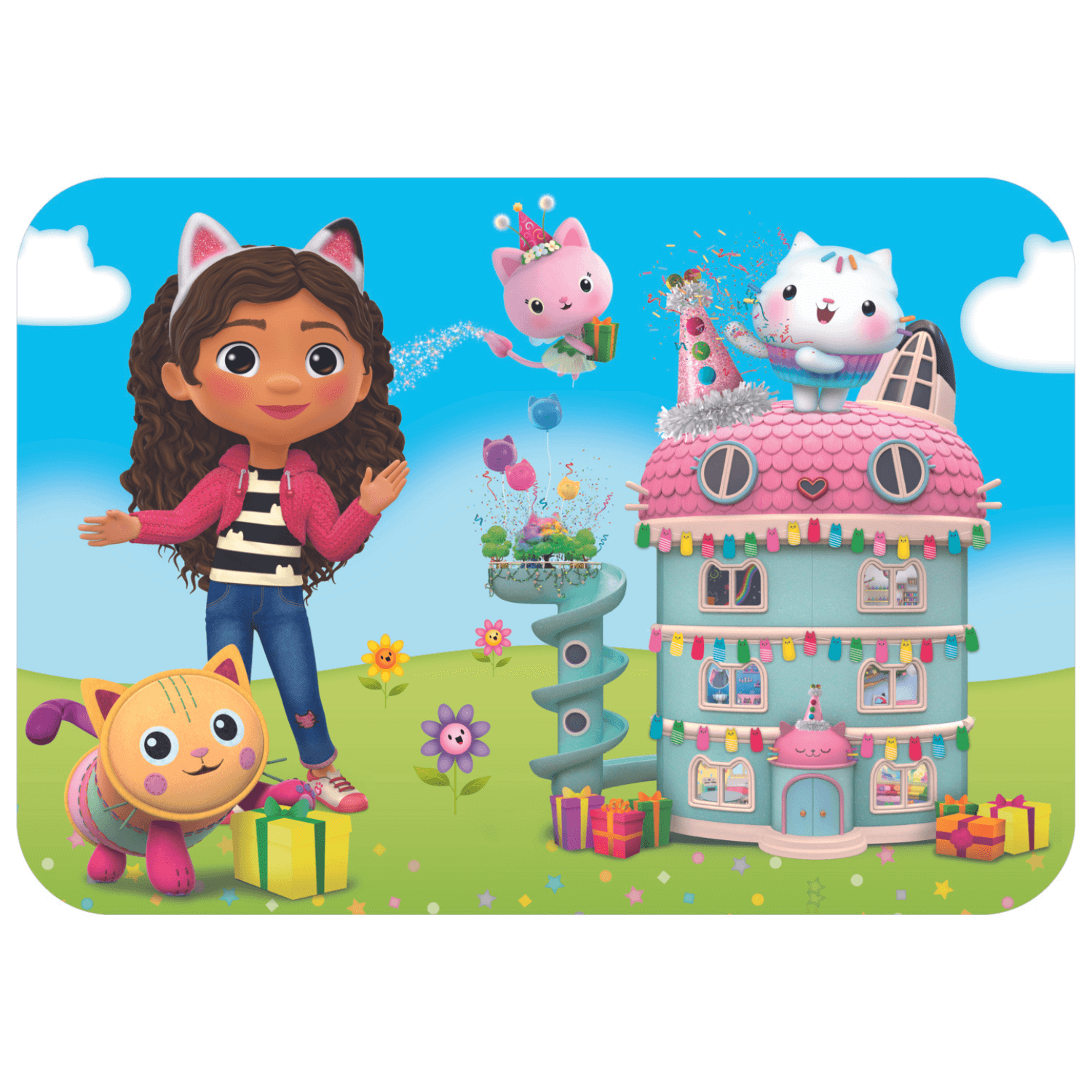 Gabby's Dollhouse | Holz Puzzle Junior 24-Holzpuzzle-TREFL--