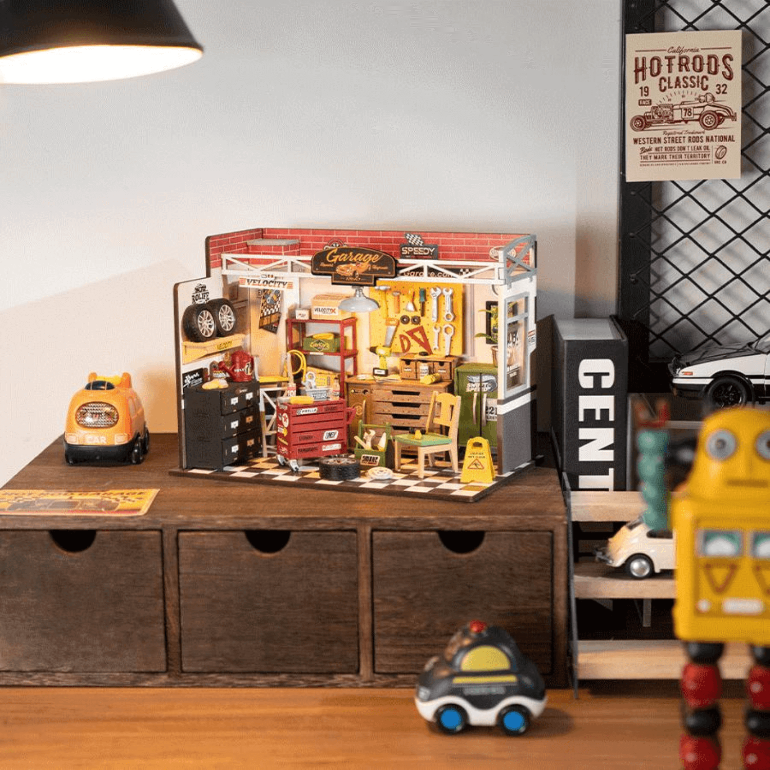 Garage Workshop l Atelier-Maison miniature-Robotime--