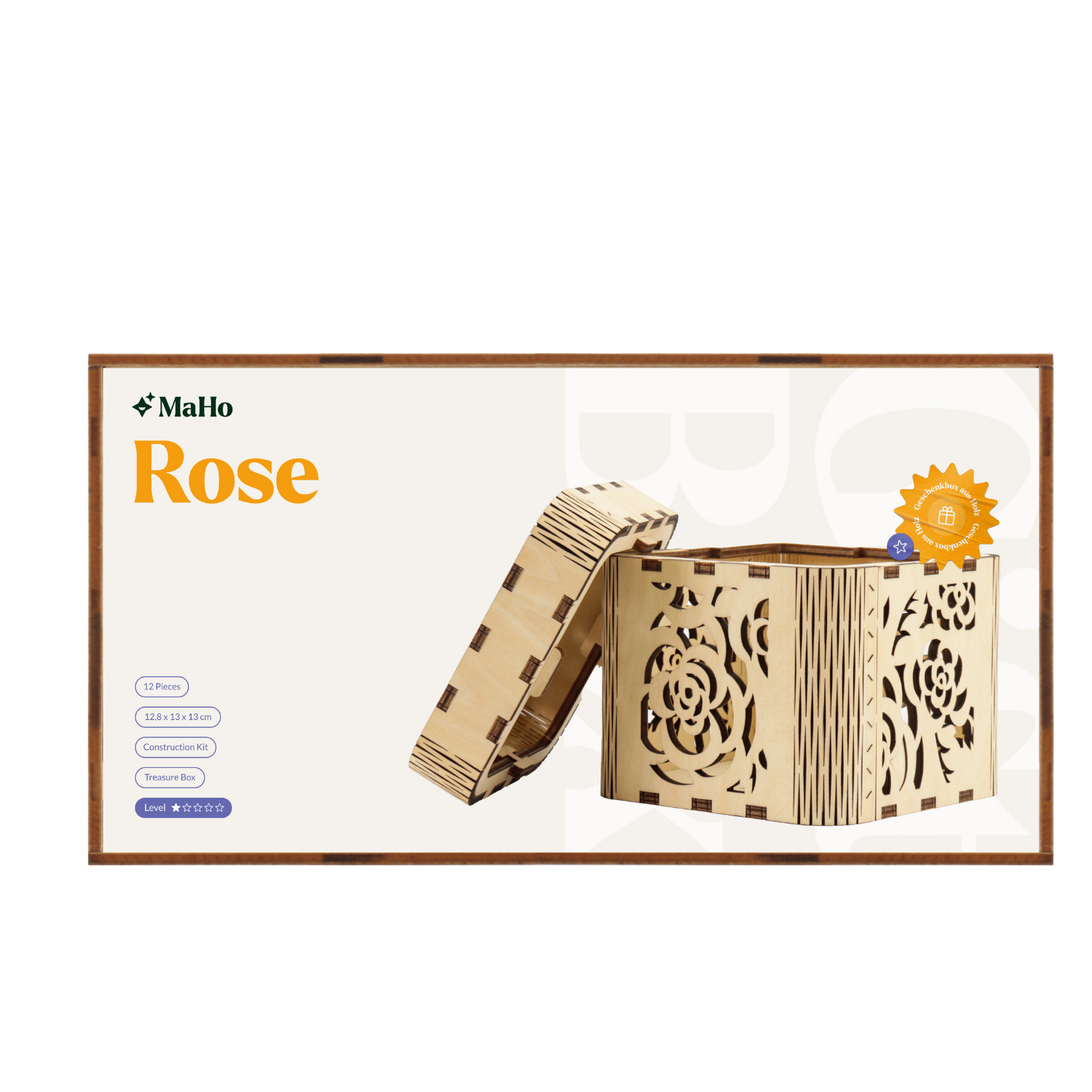 Gift Box Rose-3D Puzzle- MagicHolz --