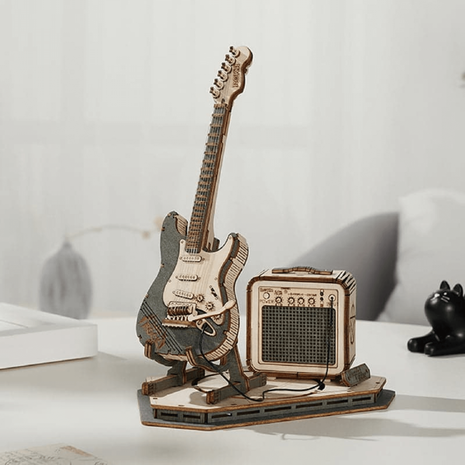 Electric guitar 🎸 l 3D wooden puzzle-3D puzzle-Robotime--