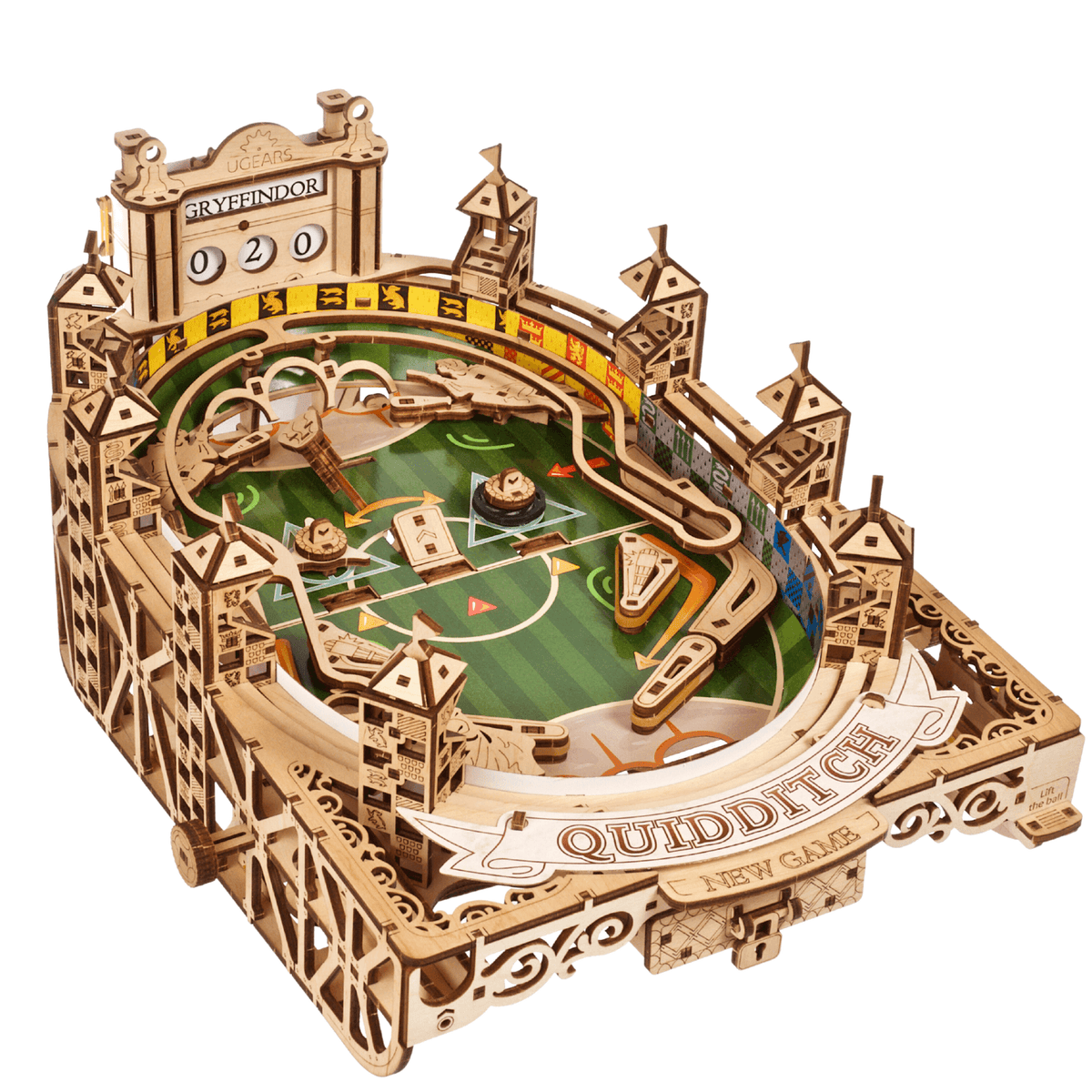 Harry Potter | Quidditch™ Pinball-Mechanical Wooden Puzzle-Ugears--