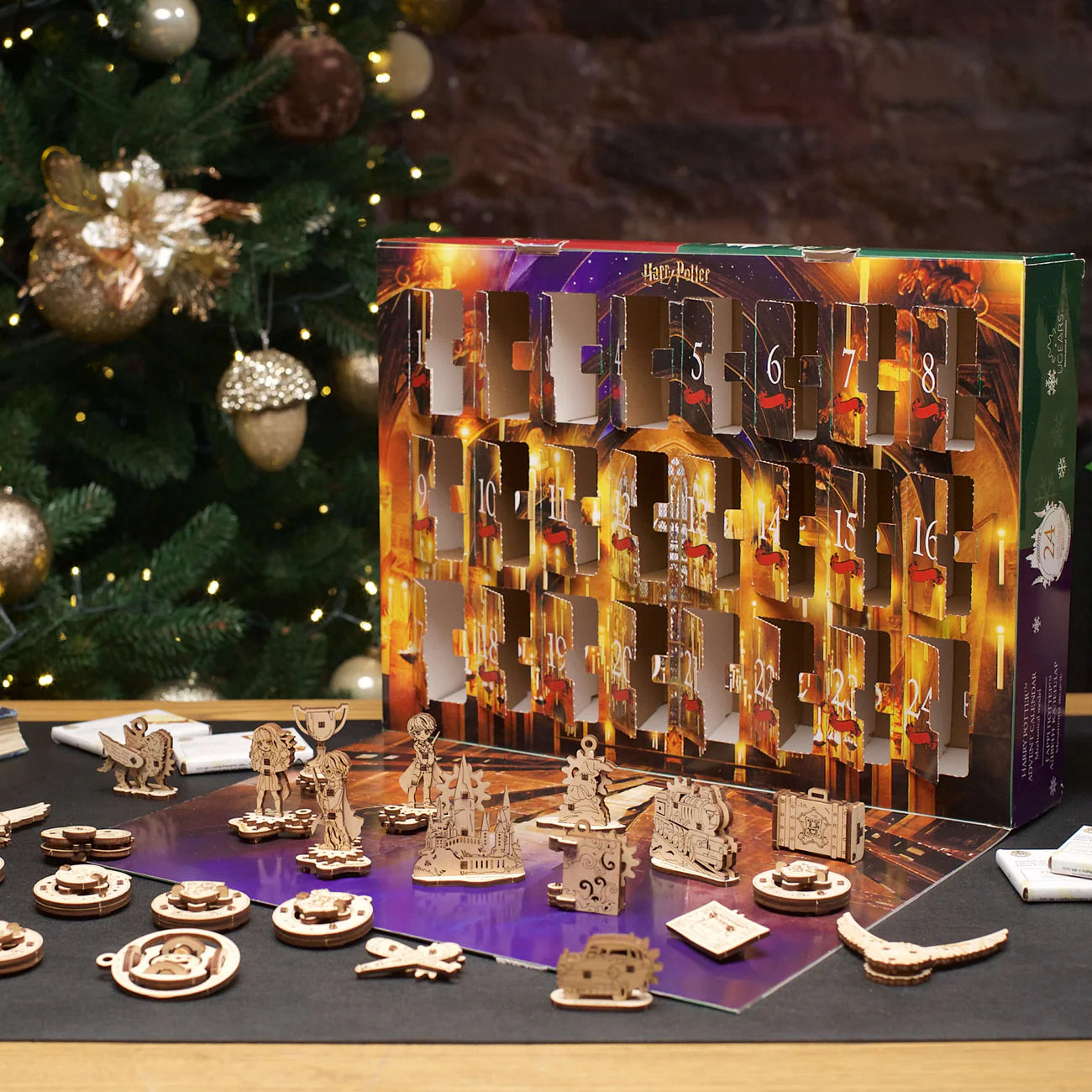 Harry Potter™ Calendrier de l'Avent - Le chemin de Poudlard™-3D Puzzle-Ugears--