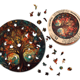 Herfstboom | Mandala houten puzzel -MagicHolz--