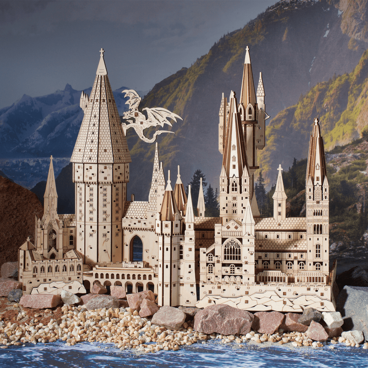Hogwarts Castle™ | Harry Potter-Mechanical Wooden Puzzle-Ugears--