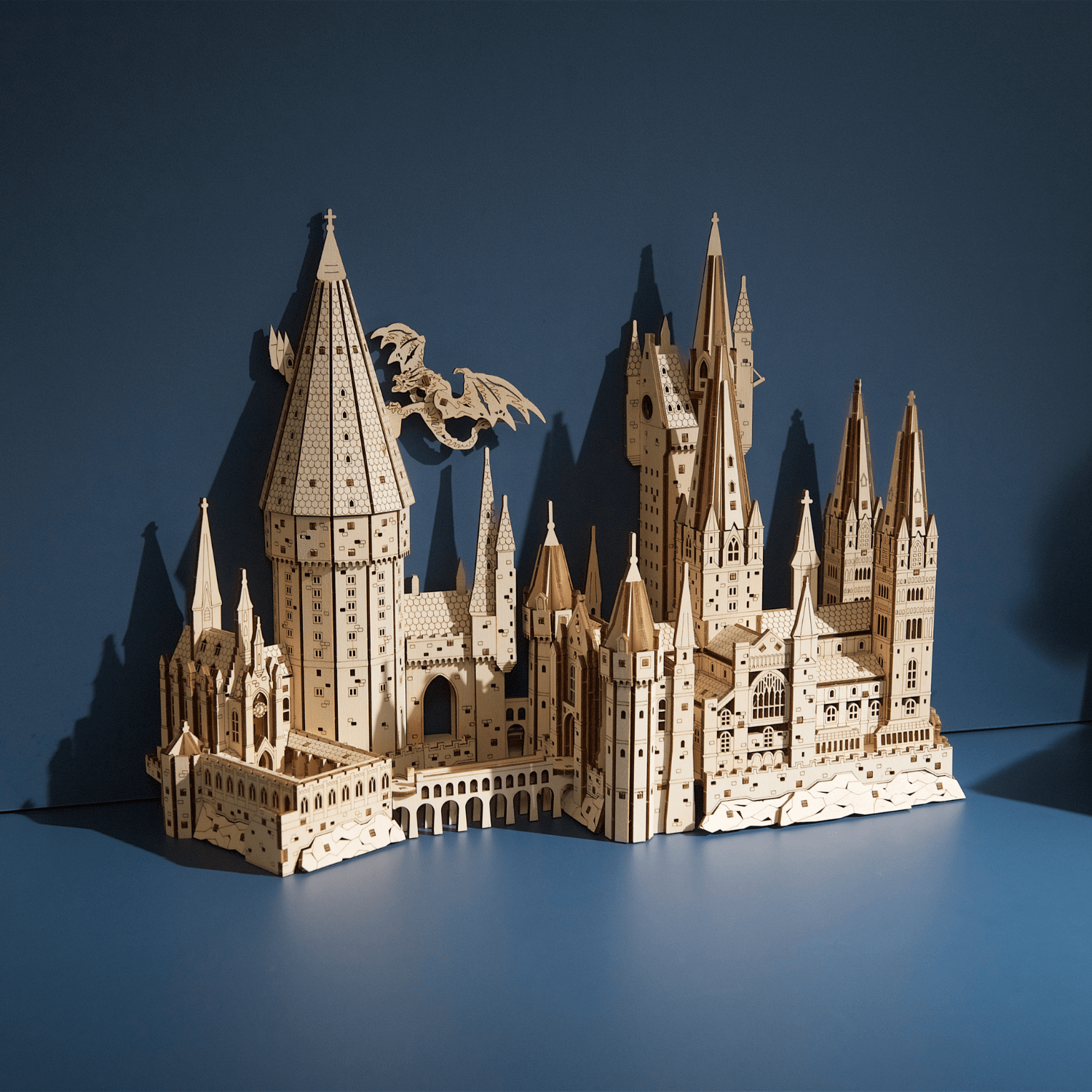 Château de Poudlard™ | Puzzle mécanique en bois de Harry Potter-Ugears--