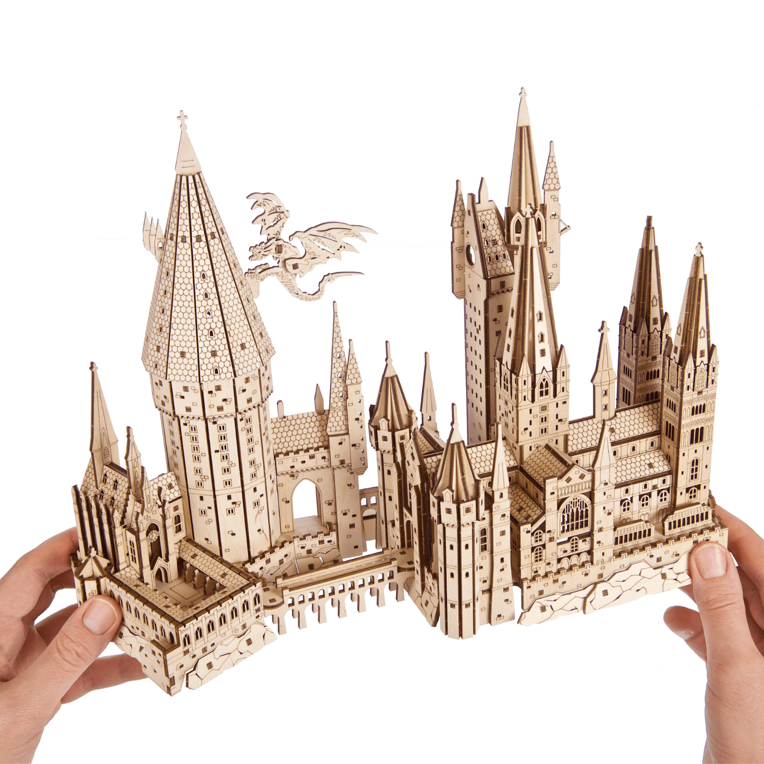 Château de Poudlard™ | Puzzle mécanique en bois de Harry Potter-Ugears--