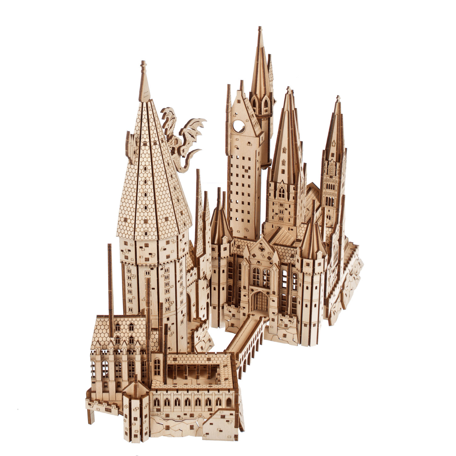 Château de Poudlard™ | Puzzle mécanique en bois de Harry Potter-Ugears--