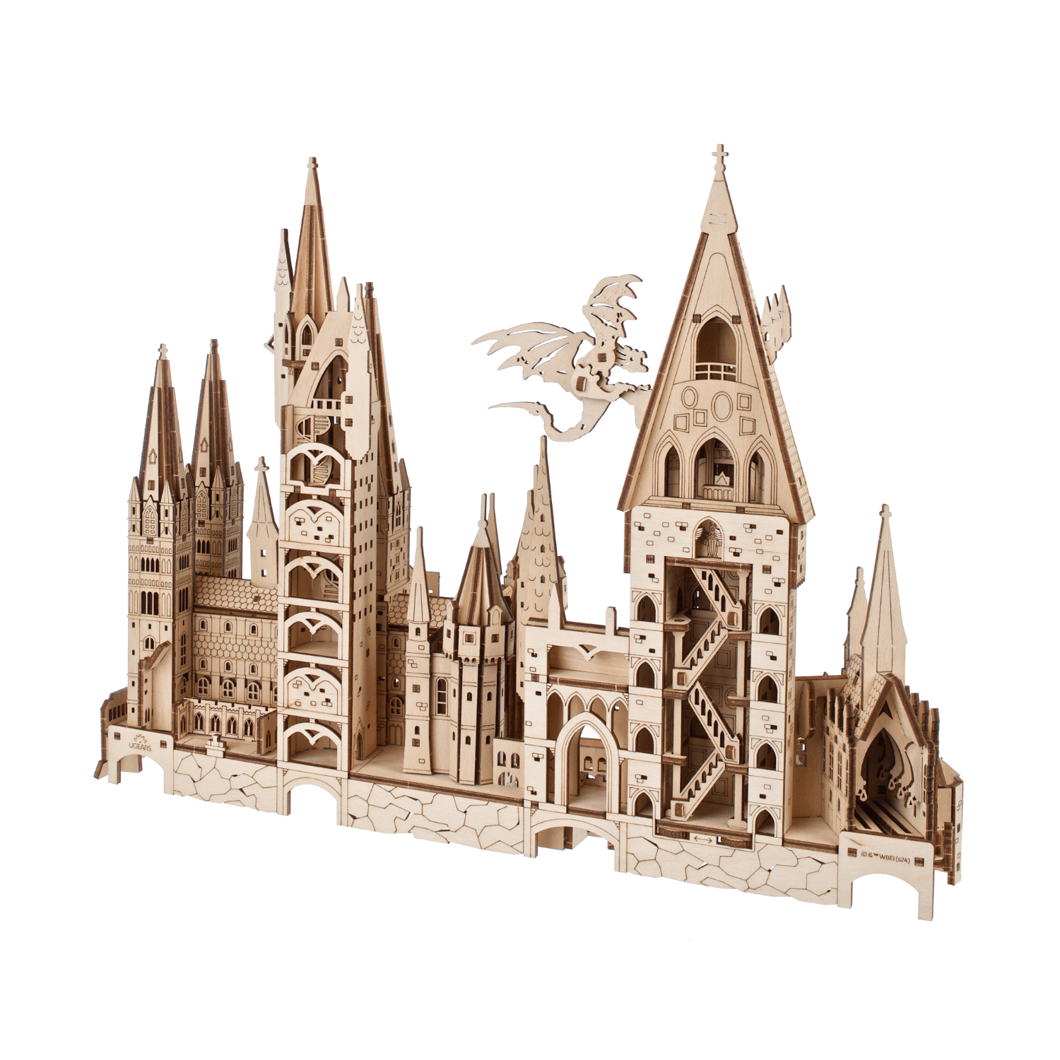 Schloss Hogwarts™ | Harry Potter-Mechanisches Holzpuzzle-Ugears--