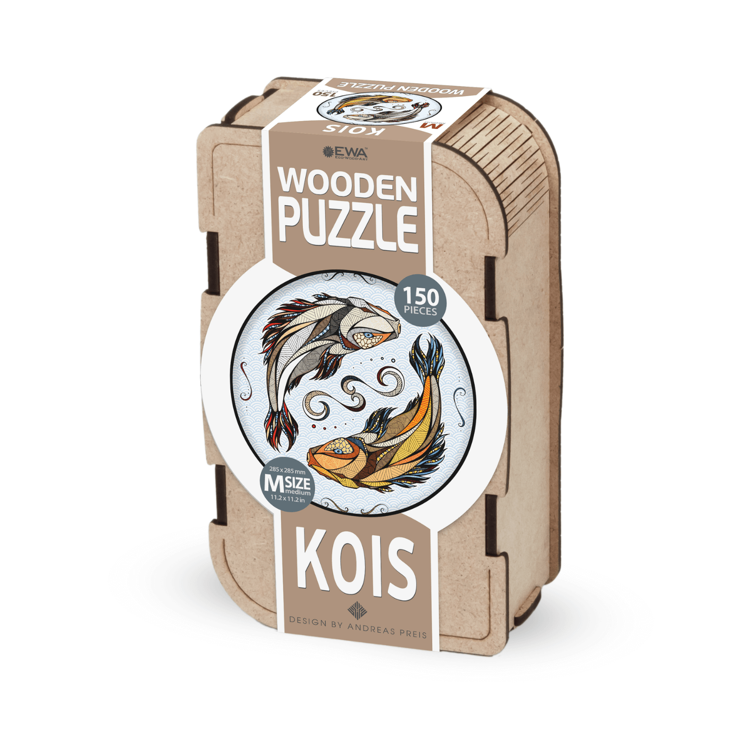 Koi | Houten Puzzel-Eco-Hout-Kunst...