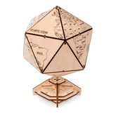 ICOSAHEDRAL Globe-Puzzle mécanique en bois-Eco-Wood-Art-ICOSAHEDRAL-Wood-EWA-4815123001362
