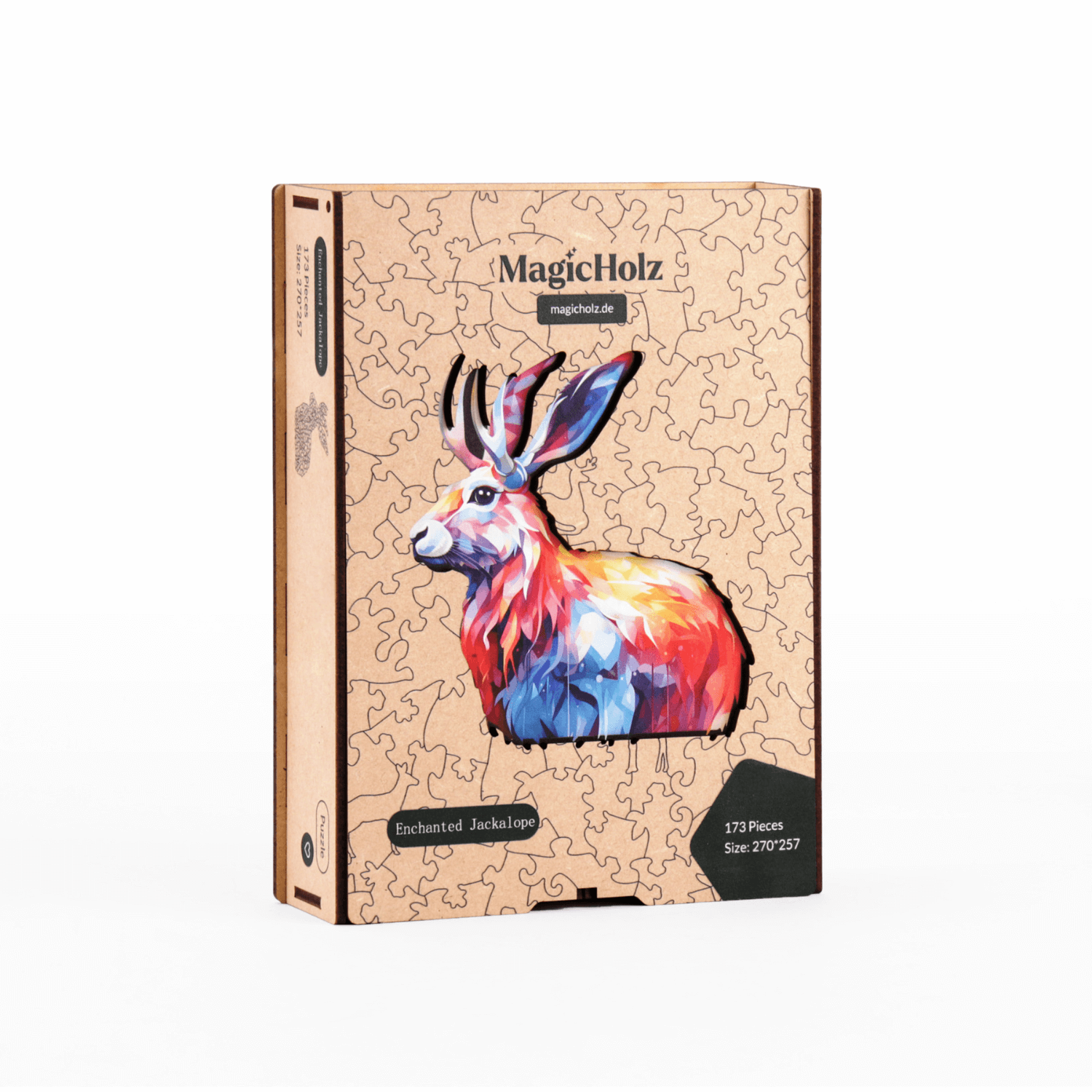 Enchanted Jakalope | Hare wooden puzzle-MagicHolz--