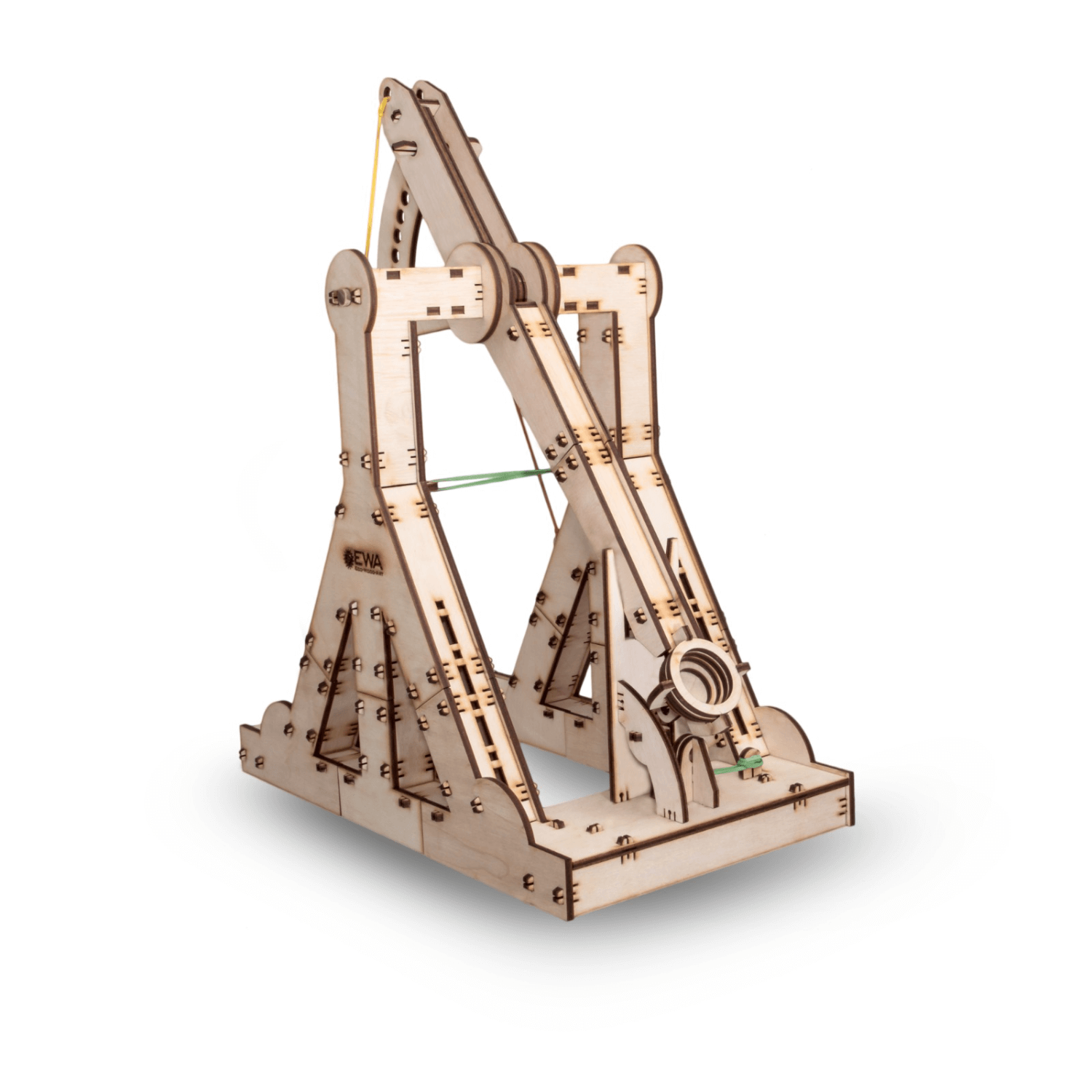 Trebuchet | Mittelalterliches Katapult-Mechanisches Holzpuzzle-Eco-Wood-Art--