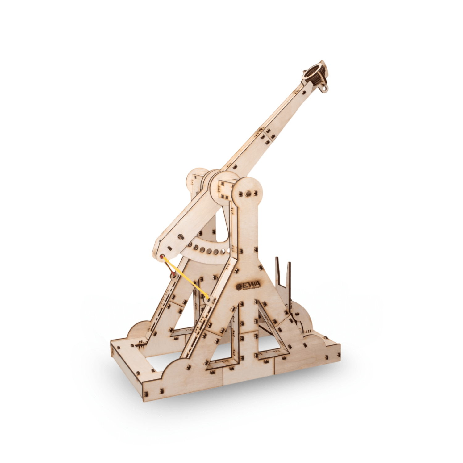 Trebuchet | Mittelalterliches Katapult-Mechanisches Holzpuzzle-Eco-Wood-Art--