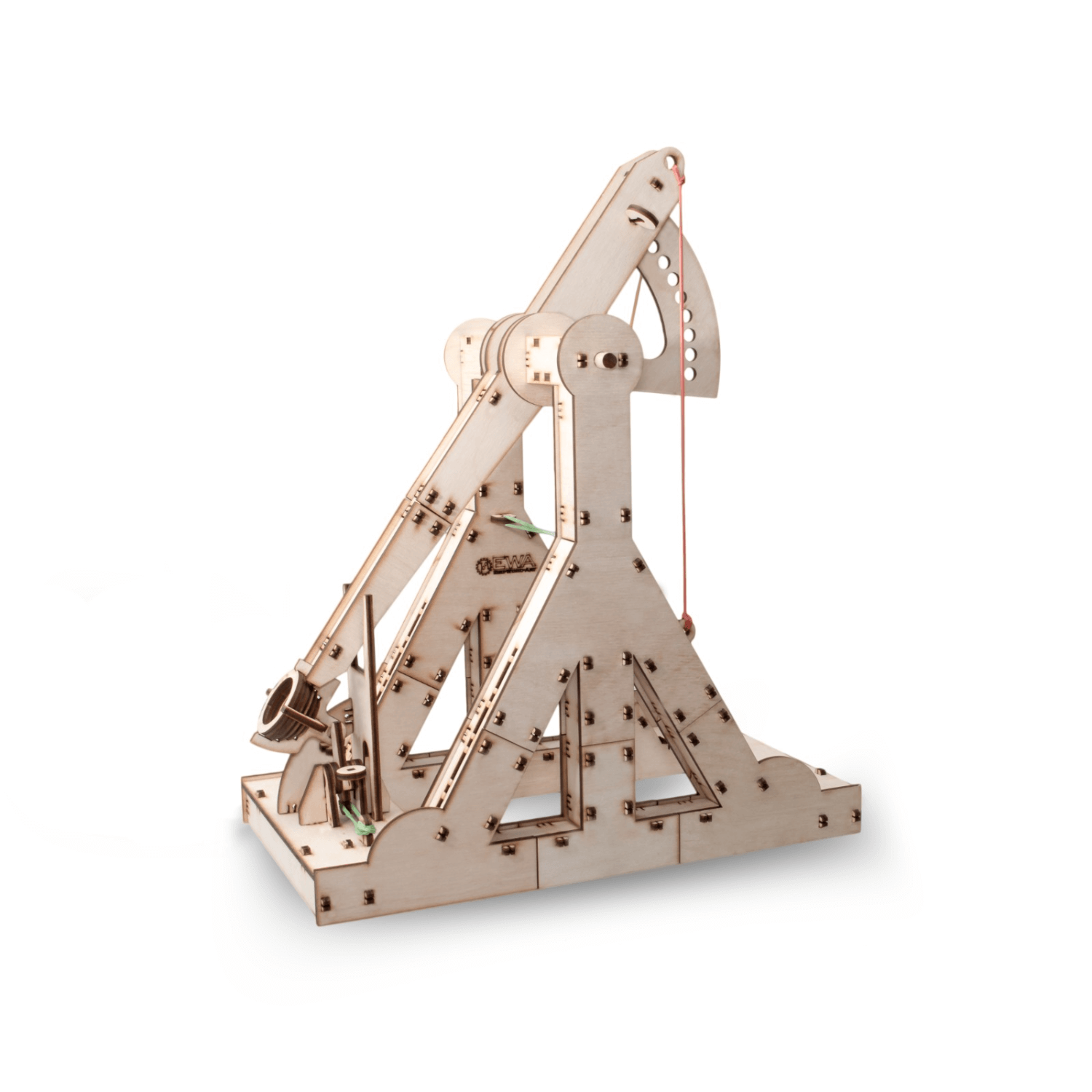 Trebuchet | Mittelalterliches Katapult-Mechanisches Holzpuzzle-Eco-Wood-Art--