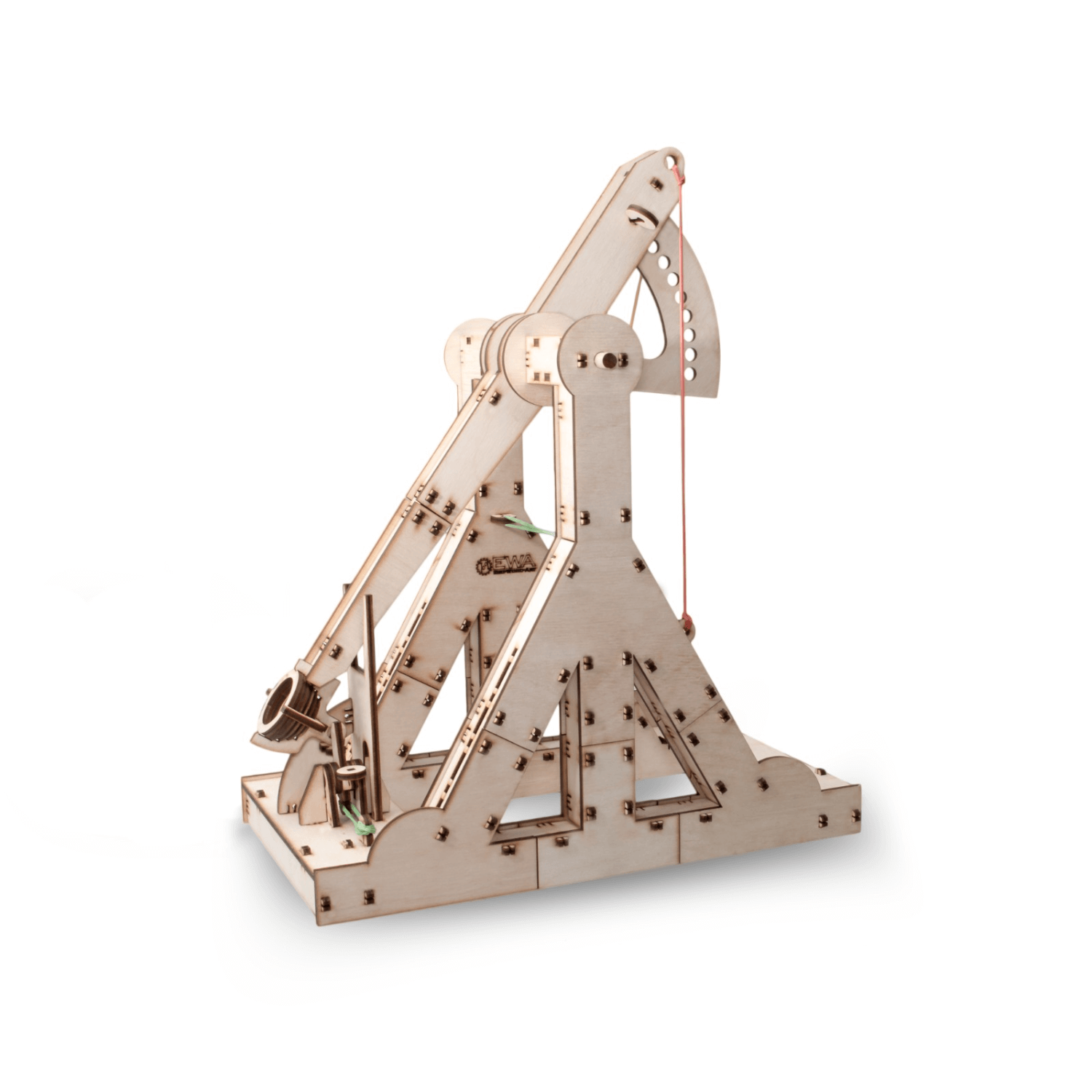 Trebuchet | Medieval Catapult-Mechanical Wooden Puzzle-Eco-Wood-Art--