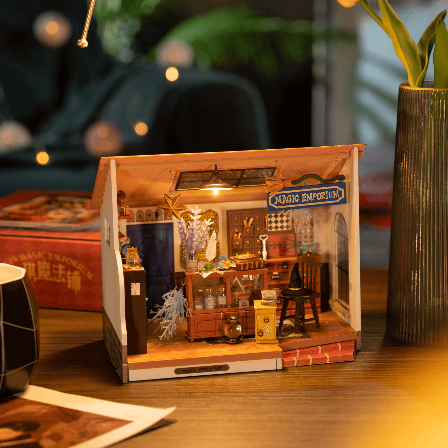 Magasin de magie-Maison miniature-Robotime de Kiki--