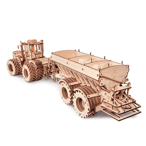 Anhänger für Kirovets K-7M-Mechanisches Holzpuzzle-Eco-Wood-Art--