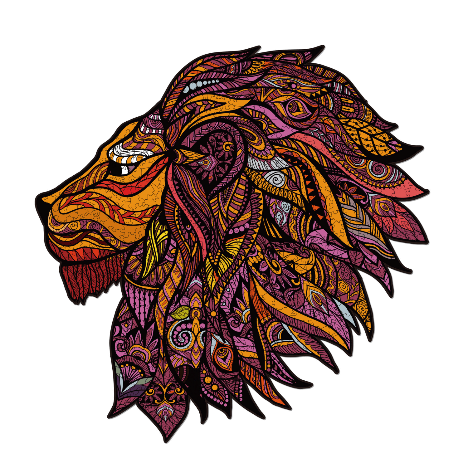King of the jungle | lion wooden puzzle-MagicHolz--